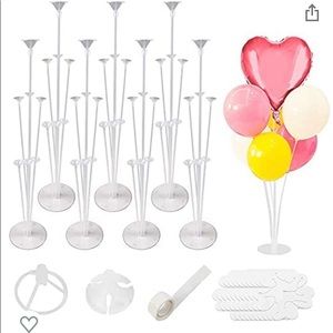 clear balloon holder